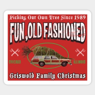 Griswold Fun Old Fashioned Christmas Sticker